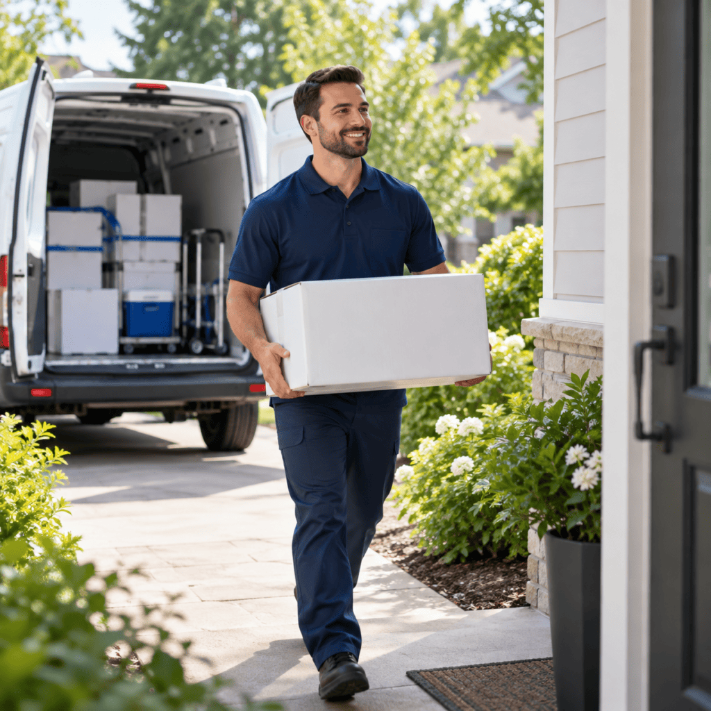 couring is bringing a package containing Home Medical Equipment